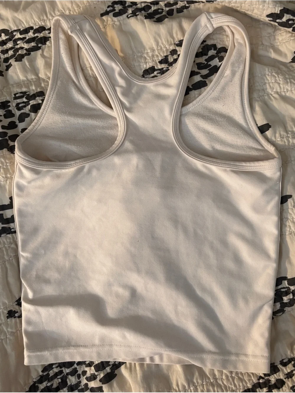 Vintage 2004 Nike Center Mini Swoosh Dri-FIT Cropped Tank Top White XS